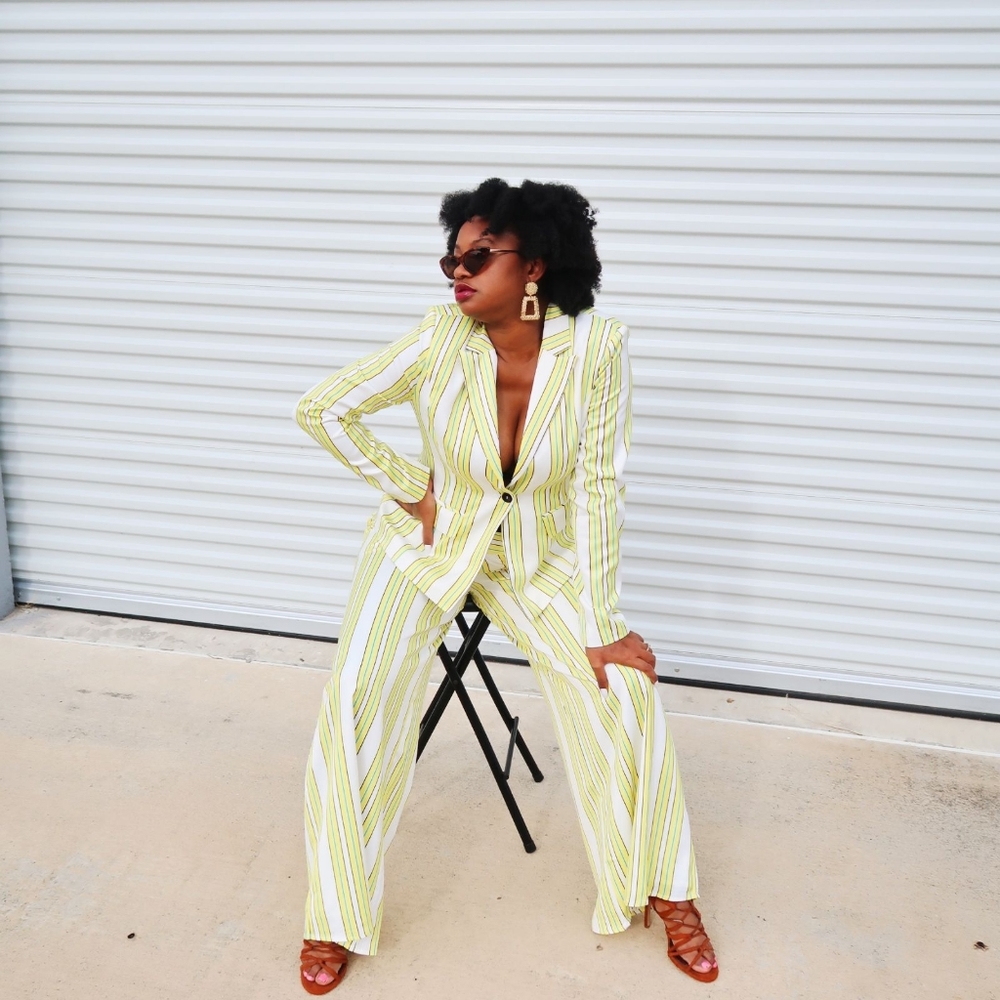 Candy Stripes 3 Piece Suit set